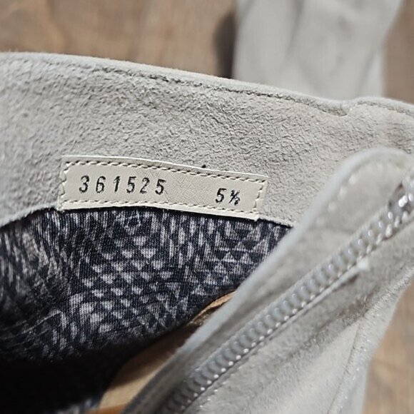 Aquatalia Italy Pointed Toe Ankle Zip Heels Size 5.5 - Picture 5 of 11